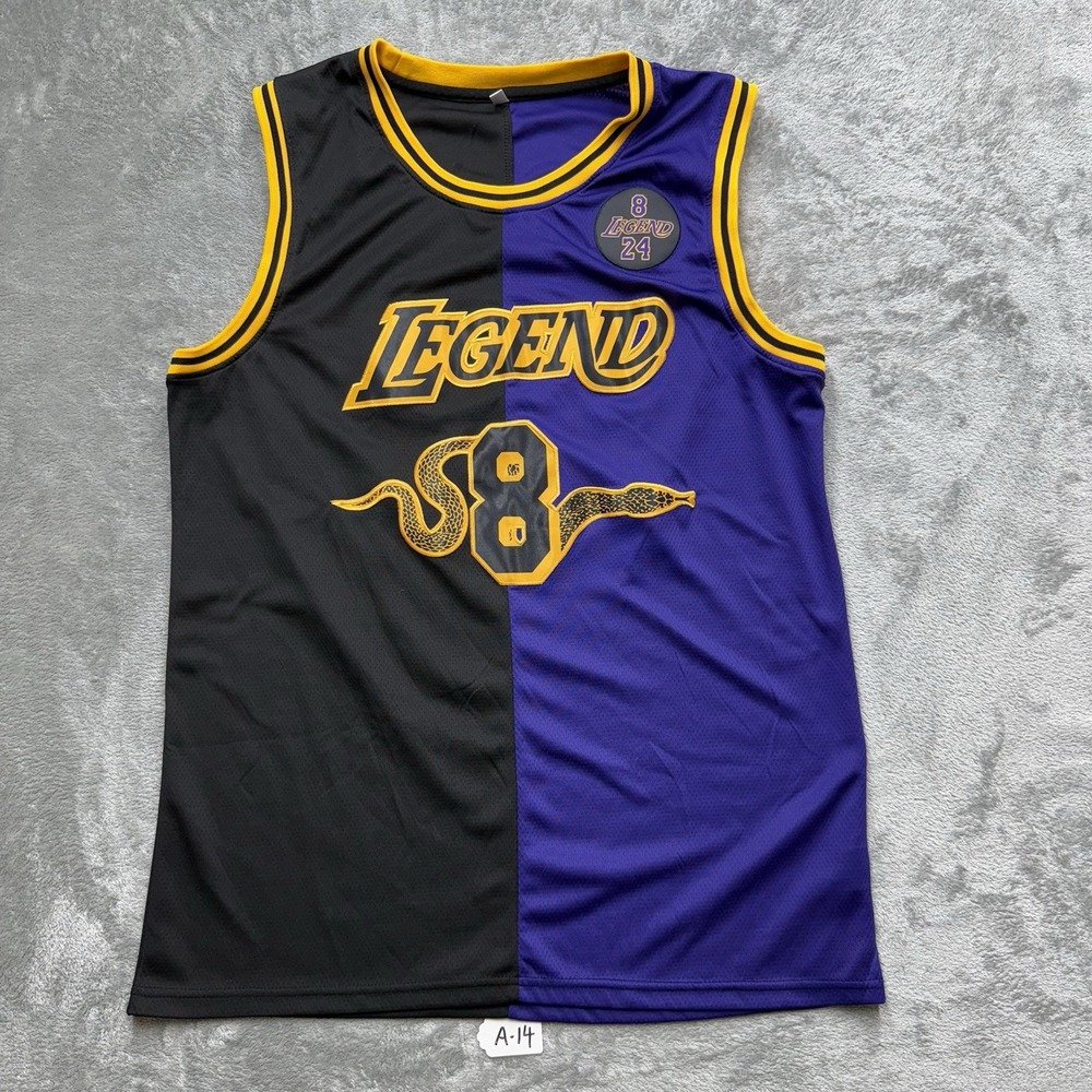 Kobe Bryant Legend Jersey XL #8, #24 Basketball  Mamba Embroidered